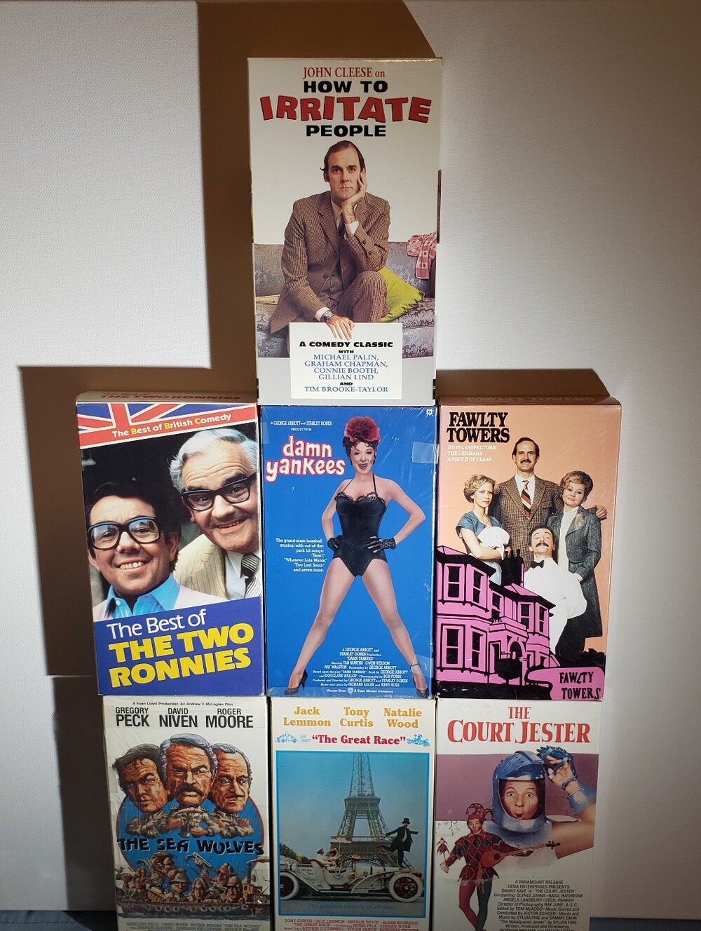VHS TAPES * 6 Comedy Tape Bundle.